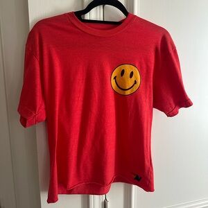 Smiley 2 Boyfriend Tee - Orange